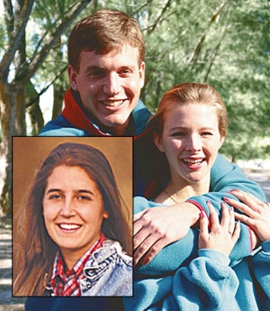 Soulmates Andrew Colton and Mandy Damrush. Inset: Brenda Smolensk, Colton's former soulmate.